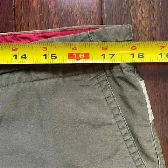 Columbia Hiking Pants Cropped Capri Khaki Green Size Large Petite - Picture 12 of 16